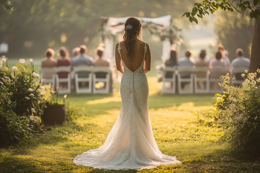 Le secret pour une silhouette élégante et féminine lors de mariages romantiques