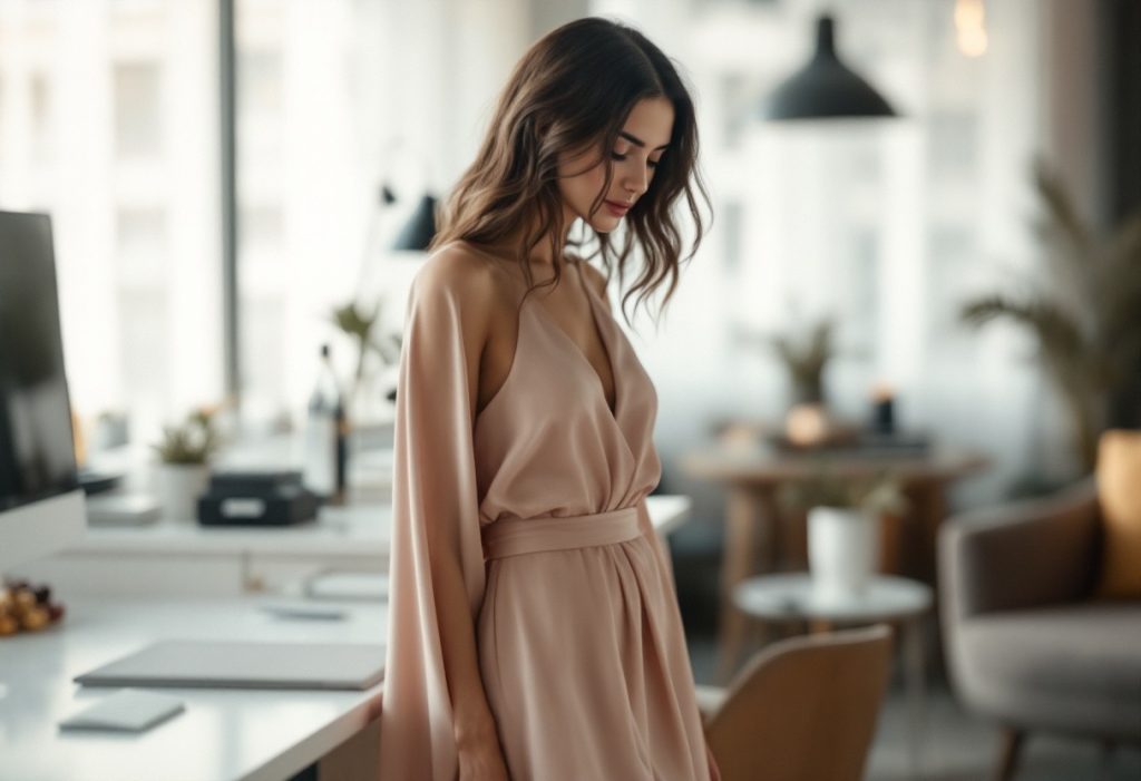 5 façons de styliser une robe trapèze pour passer du bureau à la soirée