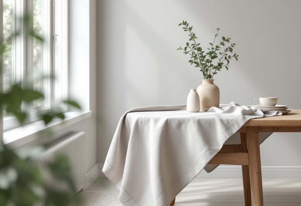 Inspiration scandinave : intégrer la toile cirée dans un décor minimaliste