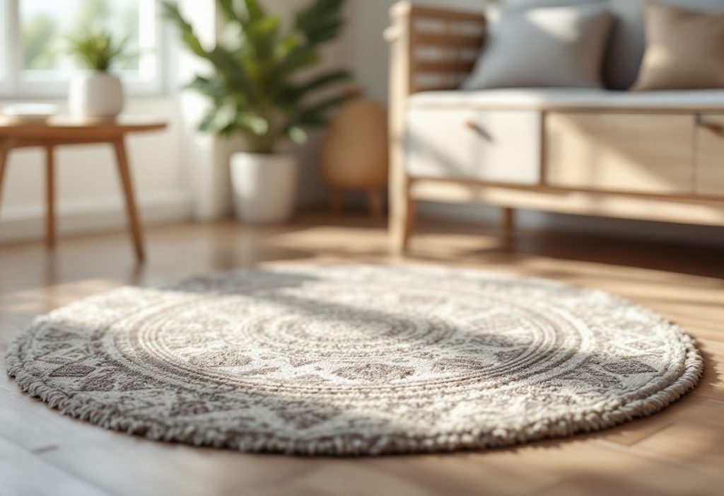 Le tapis rond 60 cm : petit format, maxi impact