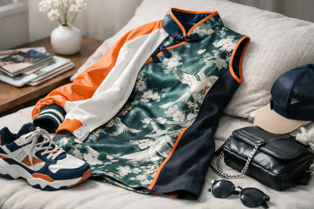 Quand le qipao flirte avec le streetwear : la mode chinoise en pleine révolution