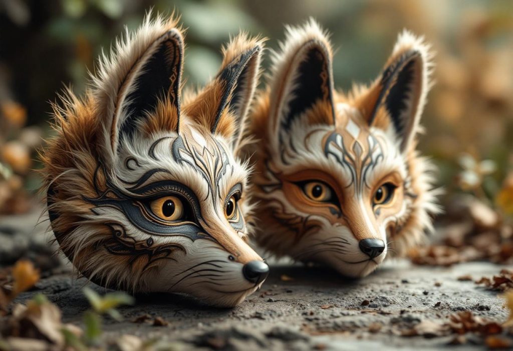 Charme et esprit : les masques kitsune, accessoires d’avant-garde pour un look unique