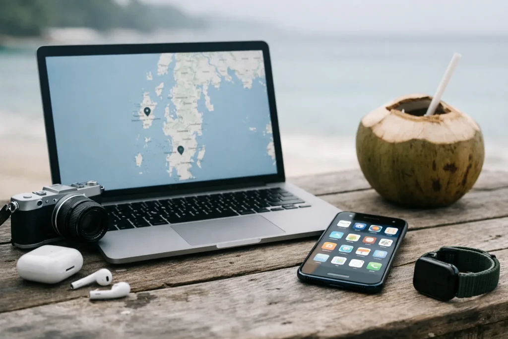 Nomadisme digital et applications utiles pour voyageurs en Andaman