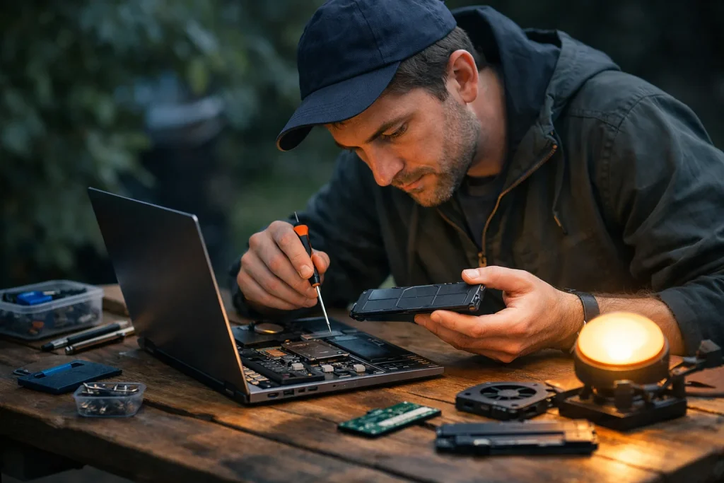 Ce qui se remplace encore sur un portable, et ce qui est collé
